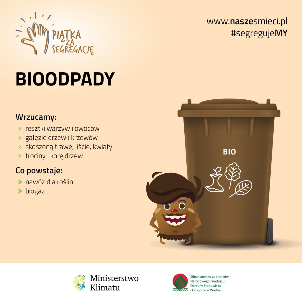 Ministerstwo Klimatu_infografika_segregacja_bioodpady